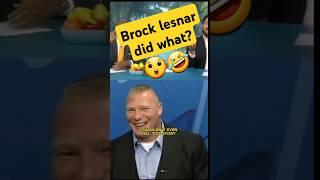 Brock lesnar's hilarious wedding ring story lol  #brocklesnar #wedding #wwe #shorts