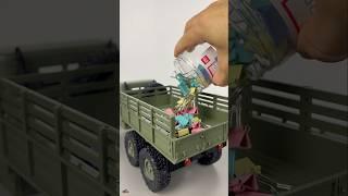 Realistic 6x6 WPL B16 Truck RC #rc #rccars #rccrawler #offroad #wpl #remotecontrol #shorts