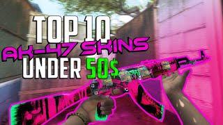 Top 10 CS:GO AK-47 Skins UNDER 50$