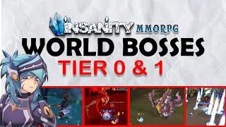 Tier 0 And 1 World Bosses (New Drops!) - Insanity Flyff