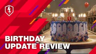 WoT Blitz. Birthday Update Review: Nostalgic maps, events, gifts & birthday celebration!