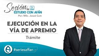 EJECUCIÓN EN LA VÍA DE APREMIO - TRÁMITE