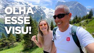 TRILHA na montanha Fürenalp nos ALPES SUÍÇOS de ENGELBERG! 4K