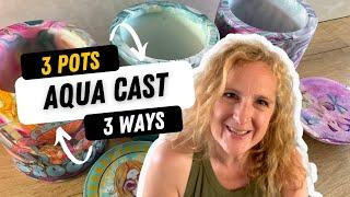 3 Pots 3 Ways! With Aqua Cast Eco Resin - Tiny Change, BIG RESULTS!