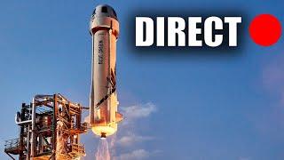 DIRECT: Blue Origin lance des touristes dans l'espace !