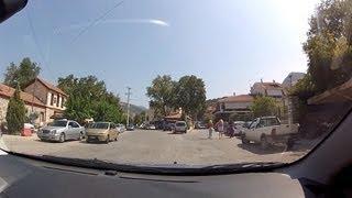 Driving from Agia Lavra monastery to and through Kalavryta, Greece - onboard camera