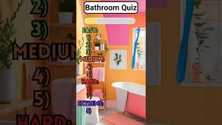 You Don't Spend Enough Time In The Bathroom If You Can't Guess These Items  #quiz #bathroomitems