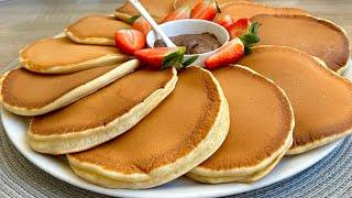 The Best Recipe for Super Soft PANCAKES! Very Easy and Fast!