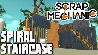 Scrap Mechanic Tutorial: Spiral Staircase (Pop Out)