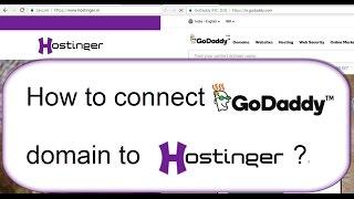 How to connect godaddy domain to hostinger ?