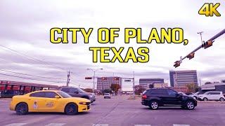 City of Plano, Texas, USA - 3rd safest city in America 2020 - 4K Driving Tour