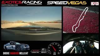 Exotics Racing - Speedvegas May 2022 - Dodge Charger Hellcat drift ride-along