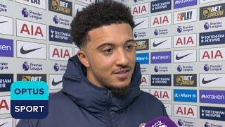 JADON SANCHO: 'I've been working on my finishing ' | Chelsea star on outrageous goal against Spurs