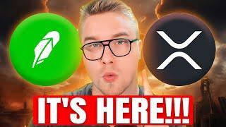 XRP - ROBINHOOD LISTING IS OFFICIALLY HERE! BUT THIS IS EVEN MORE HUGE!!!