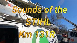 How The STIHL Kombi KM 131R Sounds While We Work