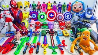 Marvel's Spider-Man series Unboxing, Spider-Man action dolls, glowing Spider-Man electric toy gun