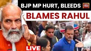 Parliament Scuffle: Cong Counters BJP's Assault Charge | BJP MP Pratap Sarangi Injured, Blames Rahul