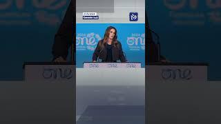 Queen Rania addresses Gaza at the annual One Young World Summit