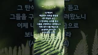 매일 한구절 QT로 주님과 동행하는 하루 (#행7:34)