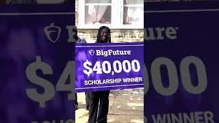 POV: You just won a college scholarship from #BigFuture