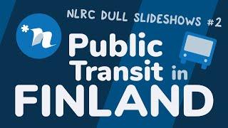 Public Transit in Finland