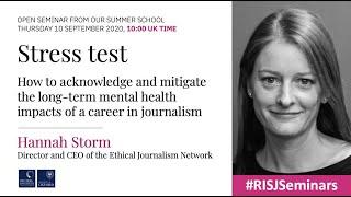 Stress Test - Hannah Storm, CEO of the Ethical Journalism Network