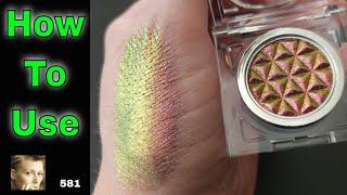 HOW TO USE Pressed Chameleon Pigment Powder!