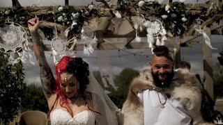 Kelly and Graham: Viking and Summer Festival Wedding Video at Bridge House Barn, Leicester