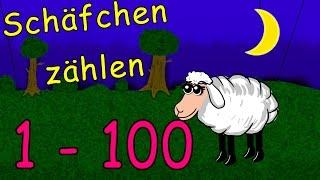 Schafe zählen zum einschlafen und lernen 1-100 - zählen lernen lied deutsch