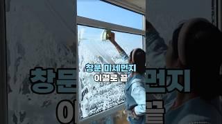 유리창 미세먼지 닦이 #살림템 #청소도구 #창문청소