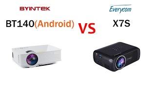Smart Mini Projector BYINTEK BT140Android PK Everycom X7S