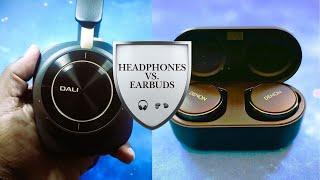 Headphones vs. Earbuds Challenge | DALI iO-12 Headphones vs. Denon PerL Pro Earbuds