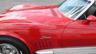 1971 Red Corvette Stingray Convertible 4spd