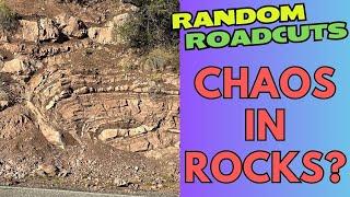 Chaotic Rocks in Roadcut?  Random Roadcuts #25