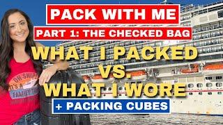 Pack With Me for a Cruise: Cruise Essentials & Packing Tips | How to Use Compression Packing Cubes