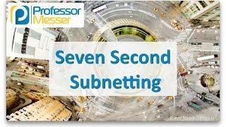 Professor Messer - Seven Second Subnetting