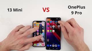 iPhone 13 Mini vs OnePlus 9 Pro SPEED TEST