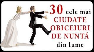 30 cele mai CIUDATE OBICEIURI DE NUNTĂ din lume