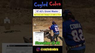 97% Grand Master run on USPSA Classifier CM 13-05 "Tick Tock" CZ Shadow 2 #callofduty #competition