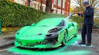 How Professionals Deep Clean a Ferrari