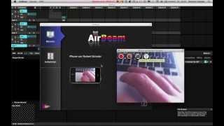 Resolume Live Feed from iPhone via AirBeam