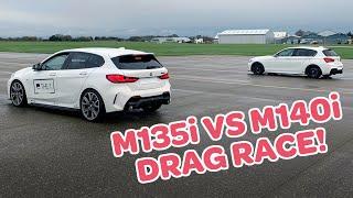 BMW 1 Series Old vs New - M140i vs M135i - Quarter Mile DRAG RACE, Rolling Sprint & Brake Test!