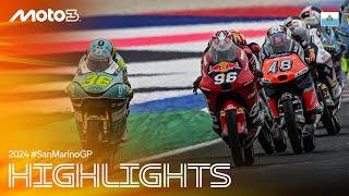 Moto3™ Race Highlights  | 2024 #SanMarinoGP