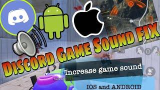 IOS and ANDROID PUBG Iphone ipad Discord Sound Problem  increase in game stream setup for beginners