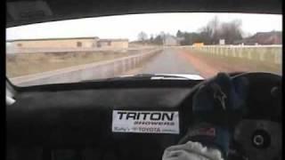 UTV Drive Circuit of Ireland - Barrett in rally car