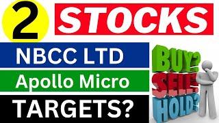 2 Strong stocks / NBCC LTD & Apollo Ltd //Apollo  Ltd Share latest news / NBCC Ltd share latest news