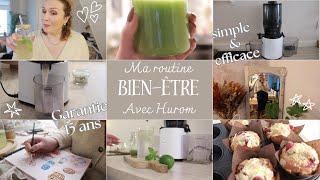 Ma routine bien-être avec Hurom, simple et efficace !!