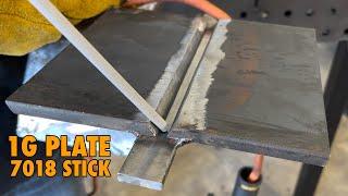 1G PLATE | 7018 Stick Welding for Beginners