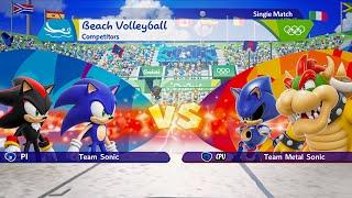 Sonic & Shadow’s Beach Volleyball Showdown: Tokyo 2016 vs Metal Sonic & Bowser Jr