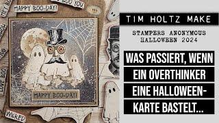 Was passiert, wenn ein Overthinker eine Halloween - Karte bastelt... ?!